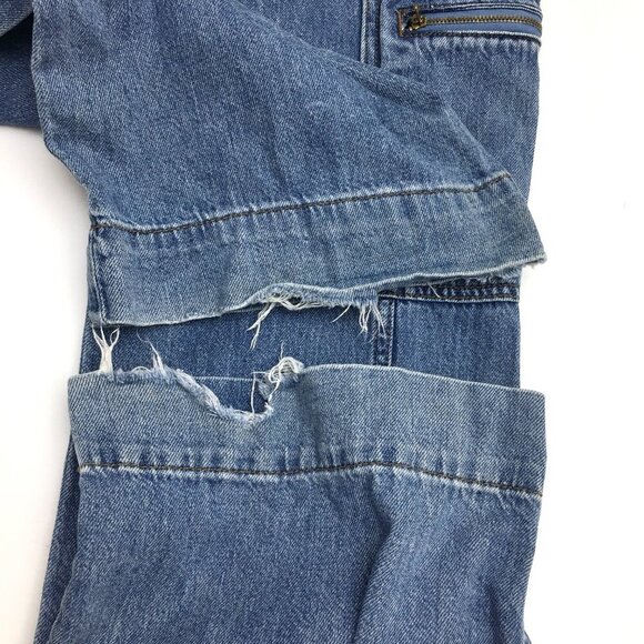 Wild Fable Jeans Wide Leg Y2K Retro Cargo Stretch size 2 length 32" - Picture 8 of 10